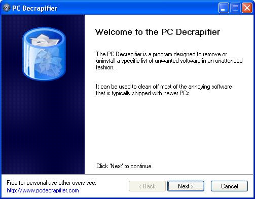 PC Decrapifier